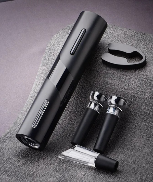 Coffret Cadeau D'Accessoires Pour Ouvre-Bouteille De Vin De Luxe - Tire-Bouchon Avec 1 Capsule
